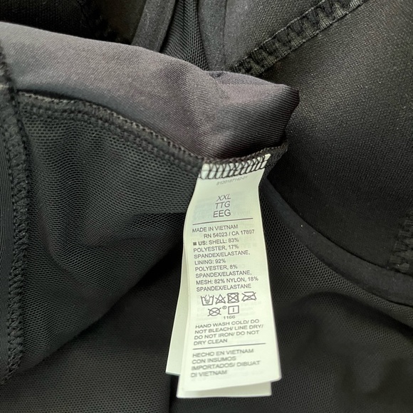 NWT XL Old Navy One Piece Swimsuit Bra Support Black Double Lined Suport - Picture 12 of 13